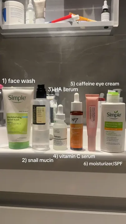 🤍 #morning #skincare #boots #drugstore @Boots