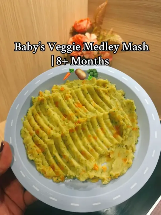 Making a simple, nutritious veggie meal for my little one! 🥹💕 Perfect