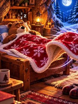 🐻❄️ Gogo Bhalu was sleeping peacefully… until someone STOLE his favori
