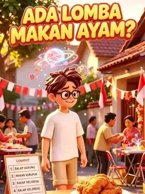 Ternyata semua orang lagi sibuk siap-siap buat 17 Agustus… ada lomba m