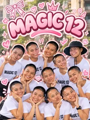 Magic 12 serye ng kampilan 😅🙈 sino-sino kaya mga kasama ko pa sa magic