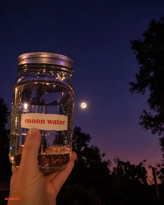 yesss b*tch, we are making “moon water”. why? because this world is f*