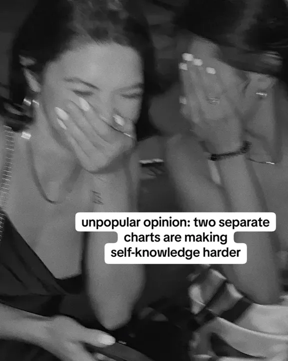 unpopular opinion: two separate charts are making self-knowledge harde