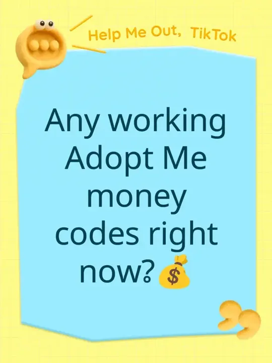 Any working Adopt Me money codes right now?💰