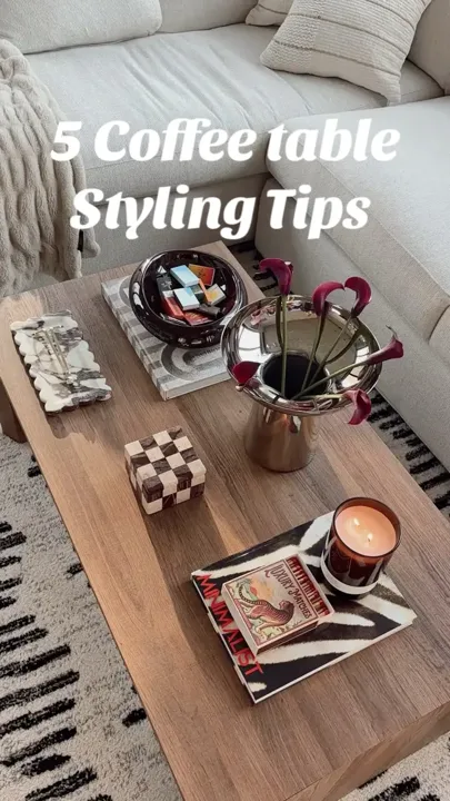 Want to elevate your living room? Here are 5 easy tips for styling you
