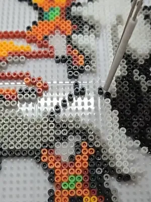 Placing beads one by one is always so satisfying ✨ Ada yang bisa tebak