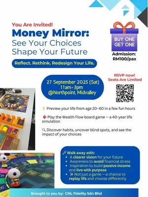Ever wondered why money feels so hard to keep? 💸 Join us on 27 Sept fo
