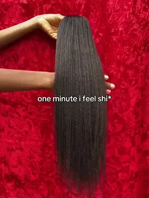 Natural, sleek, effortless. Straight Ponytail — ₦7,500 Grab yours toda