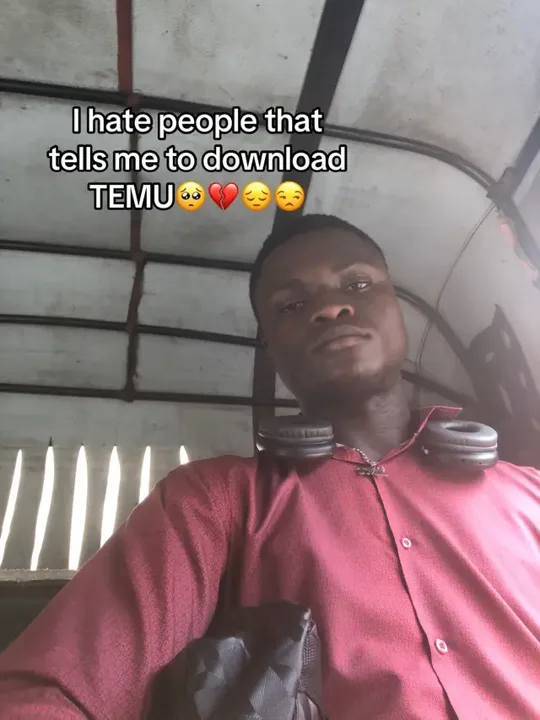 What is it that you want? Do you have Temu? Me: No Goes forward to ask