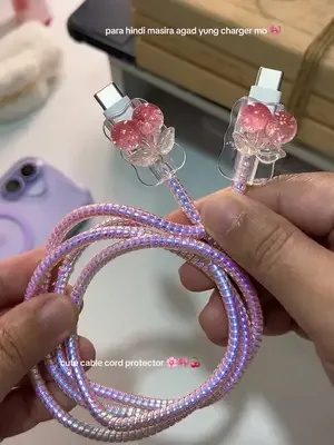 #cablecordprotector #cordprotector #cutecableprotector #pinkcableprote