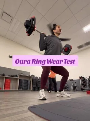 My very first workout with the @ouraring!!! I currently have the lates