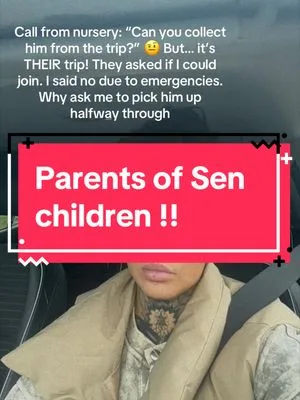 I received one call from my son’s nursery asking if I could come and c