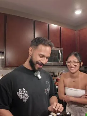 Now it’s her turn! Try @Flavor Gang sauces with my Fiancé #fyp #flavor