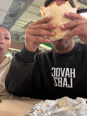 Just a man eating a double cheeked up burrito 🌯 #food #eatwithme #burr