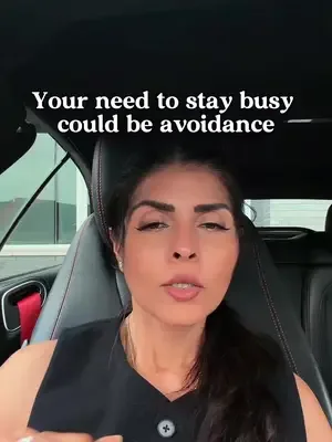 Busyness is the one avoidance strategy that gets applause instead of i