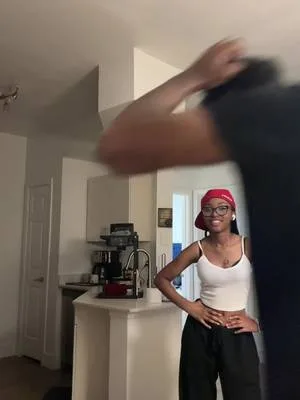 🕺🏾🔥 #dance #tambourine #foryoupage #sibling #foryou