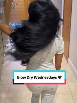 Condition, Rinse, Blow Dry, Repeat #foryouu #hair #christmas #blowdry