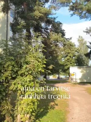 aina ei tartte rankkaa treeniä, kunhan tekee jotain, ja tekee parhaans