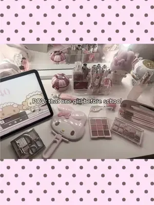she likes getting ready ۶ৎ #makeup #relatable #girlhood #moodboard #ge