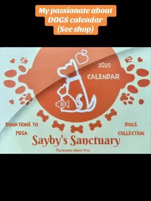2025 Pets calendars for sale. Please see my shop to purchase. #saybysa