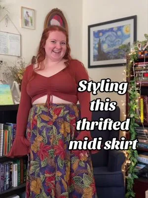 All of this clothing was thrifted!!! Proof you don't need a huge budge