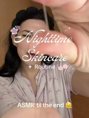 Sleep token always soothes my soul while doing my nightly skincare rou