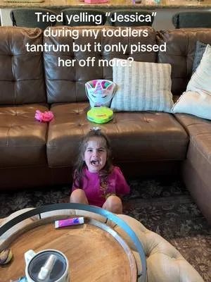 She’s not here!!! 🤣 #toddlersoftiktok #tantrum #jessica #momsoftiktok