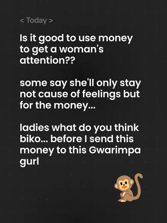 Some say she’ll only stay not because of feelings but for the money...