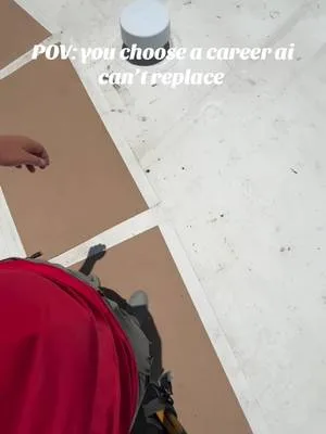 POV: You chose a career AI can’t replace. 💪❄️ #HVAC #SkilledTrades #Bl