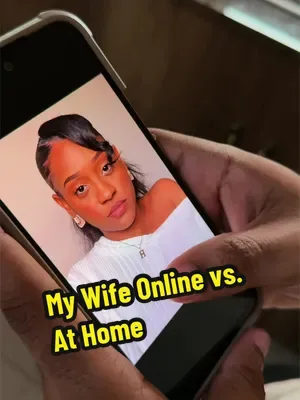Who Is She? 👀😂 (My Wife on Social Media vs. Home) 📱🏠 @HaileHaile 🎀  #w