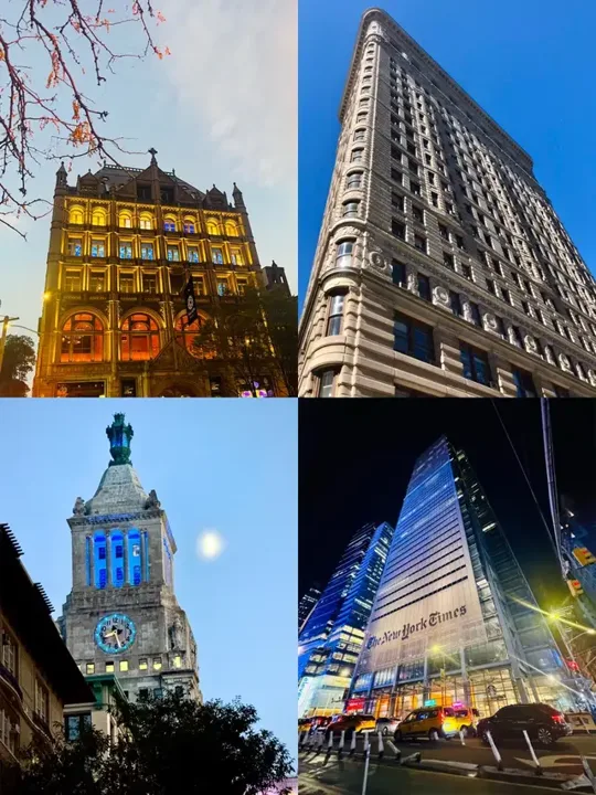 My New York photography 📸  Shot on Iphone 15 Pro Max 📱  Four NYC icons