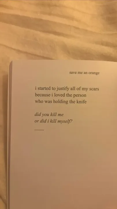 maybe the closure was realizing I was never supposed to survive their