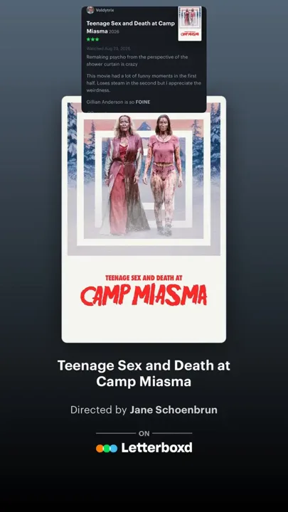 Teenage Sex & Death at Camp Miasma was something else… Favorite lines