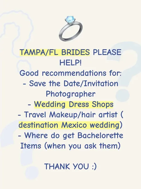 #tampaflorida #brides #engaged #recommendations #weddingtok