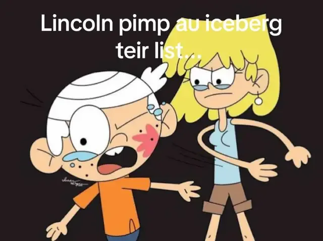 The au is from @🎄 #loudhouse #pimplincolnau #scary #iceberg #lincolnlo