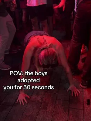 I’m sorry future husband, I will continue push ups with the boys when