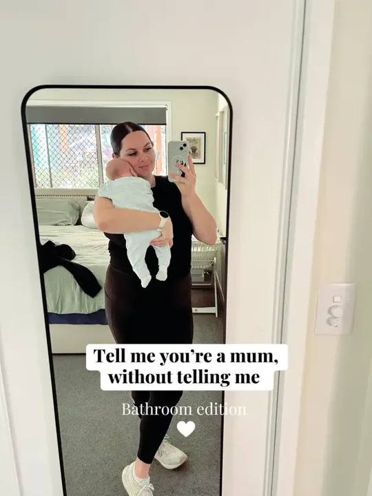 Tell me you’re a mum without telling me you’re a mum, bathroom edition