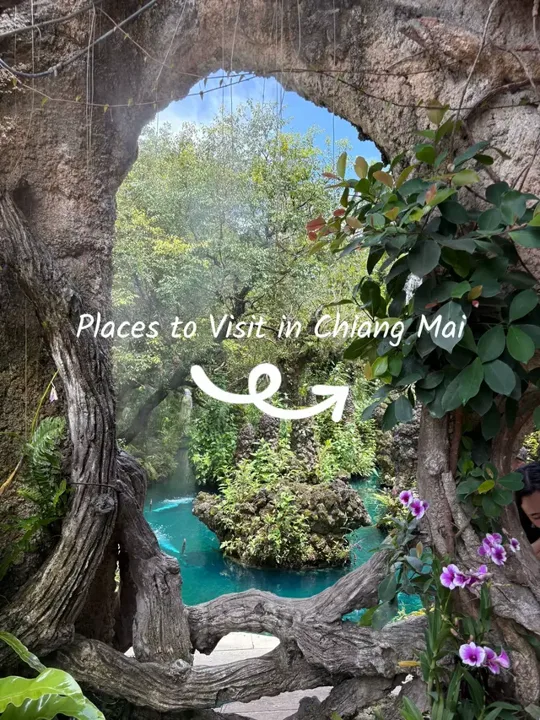 5 day trips in Chiang Mai you must do 🫶🏻 1. Sticky Waterfalls: so much