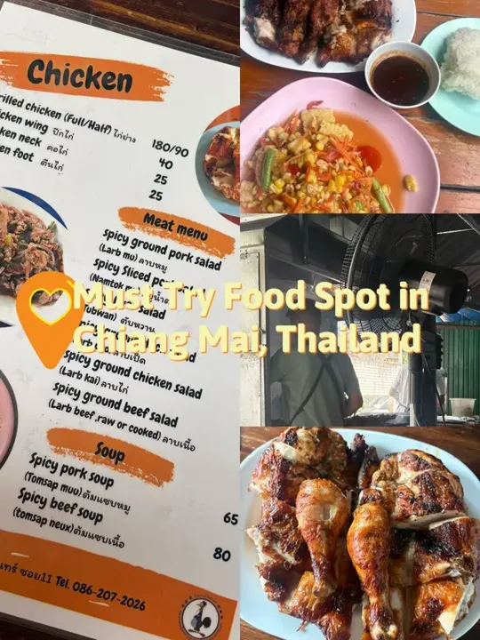 📍Chiang Mai, Thailand  ⭐️ Absolute must try food spot if you’re in Chi