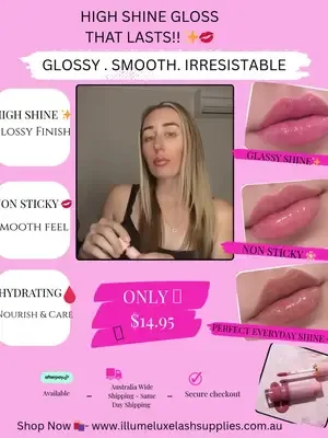 These glosses are selling out for a reason 😳💄 ✨ High shine 💖 Non stick