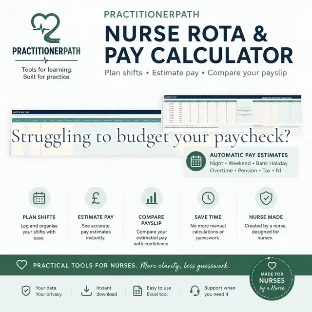 Nurses, your time is already stretched enough 🩺💚 From rota & pay track
