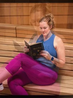 Good girls take their books with them wherever they go;)
