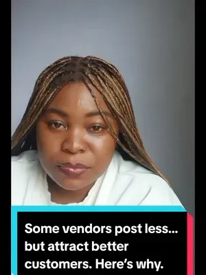 Some vendors post less… but still attract better customers. Not becaus