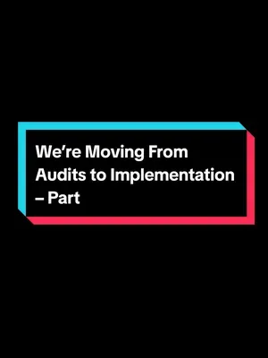 Showing business owners the problem isn’t enough. After an audit, the