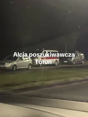 Wielka akcja poszukiwawcza w Toruniu na ulicy olimpijskej #torun #pocl