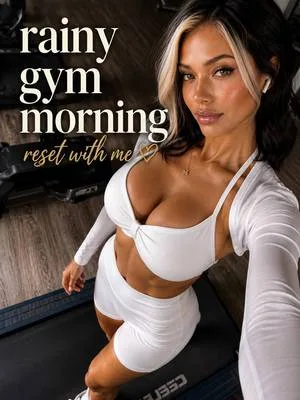 reset with me ☁️🤍 florida had other plans this morning… so the gym it