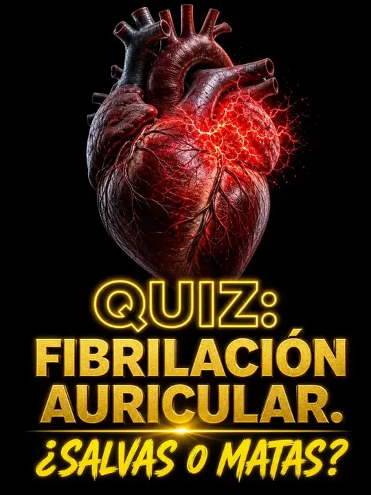 🚨 ¡ALERTA MÉDICA! 🚨 La Fibrilación Auricular es el caos que puede llev