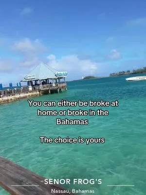 I chose broke in the Bahamas #cruise #carnivalfreedom #bahamas #fyp
