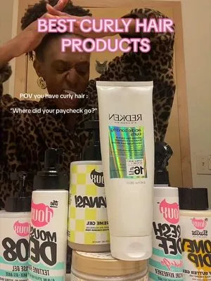 This is only a fraction 😂 Side note: that Redken acidic bonding curls