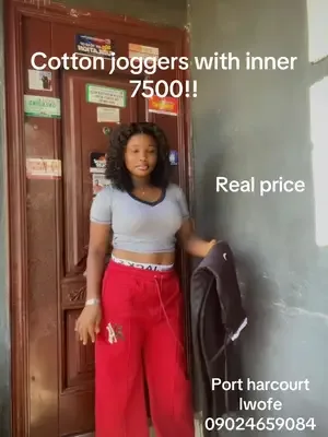 Cotton joggers 7500 real price  I’m your baddest wholesaler in ph city